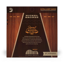 Carregar imagem no visualizador da galeria, Encordoamento Violão Aço 10-47 D Addario Nickel Bronz NB1047
