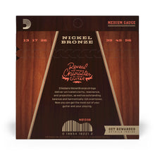 Carregar imagem no visualizador da galeria, Encordoamento Violão Aço 13-56 D Addario Nickel Bronz NB1356
