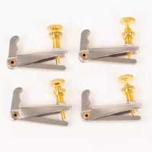 Carregar imagem no visualizador da galeria, Micro Afinador Violino Svn-03 Prata E Dourado Kit Com 4
