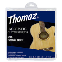 Carregar imagem no visualizador da galeria, Encordoamento Violão Aço 012 Phosphor Bronze 203l Thomaz
