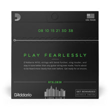 Carregar imagem no visualizador da galeria, Encordoamento Para Guitarra 08-38 D Addario NYXL0838
