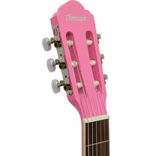 Carregar imagem no visualizador da galeria, Violão Acústico Infantil De Nylon Para Destros Com Tensor Tcg 360 Rosa Thomaz
