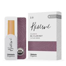 Carregar imagem no visualizador da galeria, Palheta Clarineta 2.0 (10) DAddario Organic Reserve Classic
