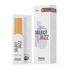 Palheta Sax Tenor 2M (5 peças) DAddario Organic Select Jazz