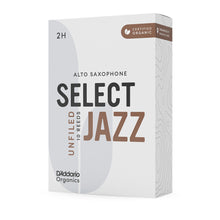 Carregar imagem no visualizador da galeria, Palheta Sax Alto 2H (10 Peças) DAddario Organic Select Jazz
