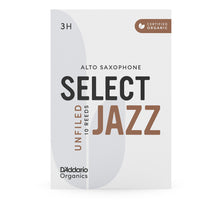 Carregar imagem no visualizador da galeria, Palheta Sax Alto 3H (10 Peças) DAddario Organic Select Jazz
