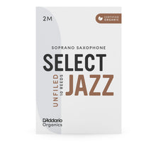 Carregar imagem no visualizador da galeria, Palheta Sax Soprano 2M (10) DAddario Organic Select Jazz
