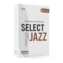 Carregar imagem no visualizador da galeria, Palheta Sax Soprano 2M (10) DAddario Organic Select Jazz
