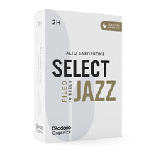 Carregar imagem no visualizador da galeria, Palheta Sax Alto 2H (10 Peças) DAddario Organic Select Jazz

