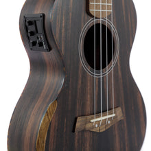 Carregar imagem no visualizador da galeria, Ukulele Moani MAUNA Tenor 26'' Ebony Eletro C/ Bag UKEB-26EQ
