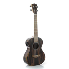 Carregar imagem no visualizador da galeria, Ukulele Moani MAUNA Tenor 26'' Ebony Eletro C/ Bag UKEB-26EQ
