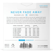 Carregar imagem no visualizador da galeria, Encordoamento Violão Revestido 12-53 (3 Jogos) D Addario XS
