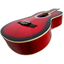 Carregar imagem no visualizador da galeria, Violão Acústico Infantil De Nylon Para Destros Com Tensor Tcg 360 Vermelho Thomaz
