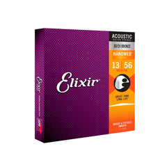 Corda .013 Medium Bronze 80/20 Para Violão Nanoweb Elixir
