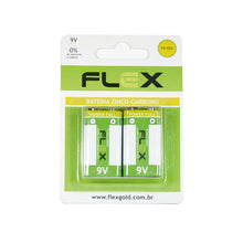 Carregar imagem no visualizador da galeria, Bateria Zinco 9v Flex 02 Unidades Fx-9z2
