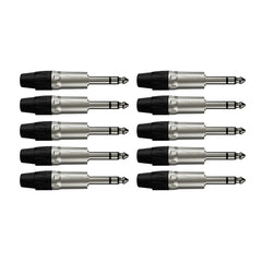Conector P10 Stereo Macho Wc 1123 Wireconex 10 Unidades