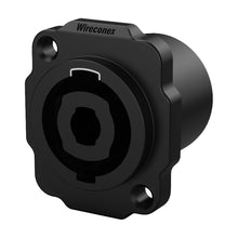 Carregar imagem no visualizador da galeria, Conector Spk Femea Painel 4 P Wc 1604 Fp Bk Pbk Wireconex 04 Unidades
