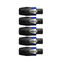 Carregar imagem no visualizador da galeria, Conector Speakon Macho Para Cabo Wc 605 4p Spk Wireconex 05 Unidades
