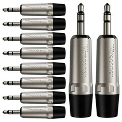 Conector P2 Stereo 3,5mm Plt Wc 1323 Trs Wireconex 10 Unidades