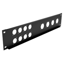 Carregar imagem no visualizador da galeria, Wp 08 Xlr/04 Spk - Painel 2 U Rack Para 08 Xlr Universal
