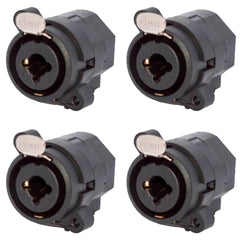 Conector Combo Xlr Fêmea Painel 3p Wc 330 Wireconex 04 Unidades