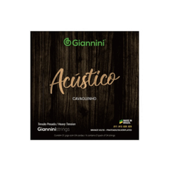 Encordoamento para Cavaquinho Bronze Tensão Pesada Giannini Acústico