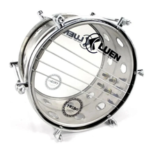 Carregar imagem no visualizador da galeria, Bacurinha Vazada 8" 15cm Inox c/ Caneca -  Luen Tribo
