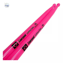 Carregar imagem no visualizador da galeria, Baqueta Neon Fluorescente 5A Pink Liverpool
