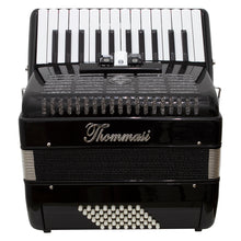 Carregar imagem no visualizador da galeria, Acordeon 48 Baixos 26 Teclas Ta 4803 Preto Thommasi
